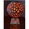 Image 2 : Wall Clock with Sunburst Design and Decorative Table Lamp