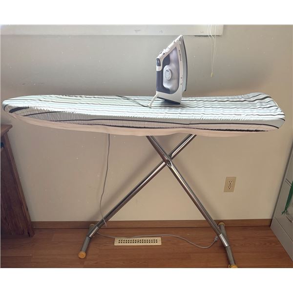 Adjustable Ironing Board with Iron Included