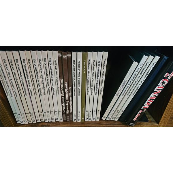 The Ocean World of Jacques Cousteau Complete Hardcover Set (21 Volumes)