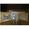 Image 1 : Four Decorative Wooden Plaques with Metal Relief Designs