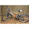 Image 1 : Orange Dual-Suspension Mountain Bike with 26-Inch Wheels