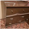 Image 2 : Mid-Century Wooden Dresser With Six Drawers and Metal Hardware