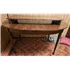 Image 2 : Two-Tier Wooden Desk with Extendable Top and Tapered Legs