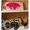 Image 2 : Power Tools and Wooden Artwork With Native-Inspired Design