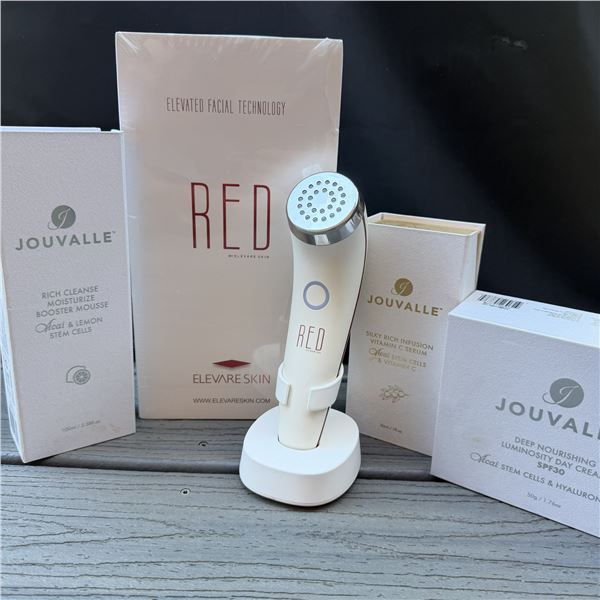 JOUVALLE Red Light Therapy Device & Day Cream