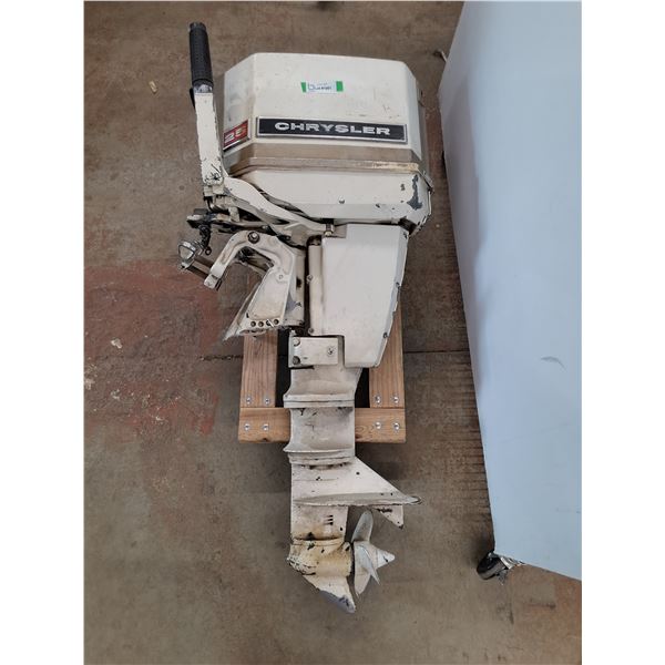 *Chrysler 25 Boat Motor 48"x21" Untested As Is