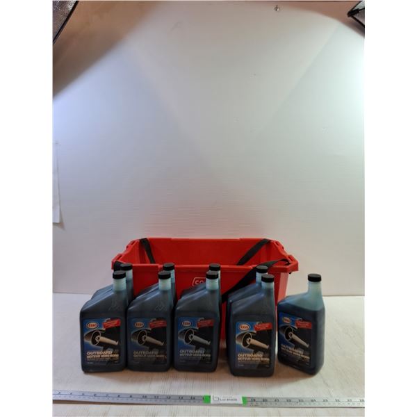 (9) Esso Outboard Oil and Storage Tub 20' x 11.5' x 9', Cannot Ship