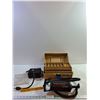 Image 1 : Old Pal Woodstrap Tool Compartment Storage 11'x7'x7' and Manual Air Pump and Turn Timer