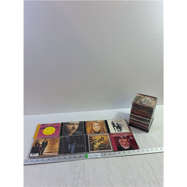 Various Cd's- Celine Dion, Seal, Kenny Rogers, Fleetwood Mac, Phil Colin's