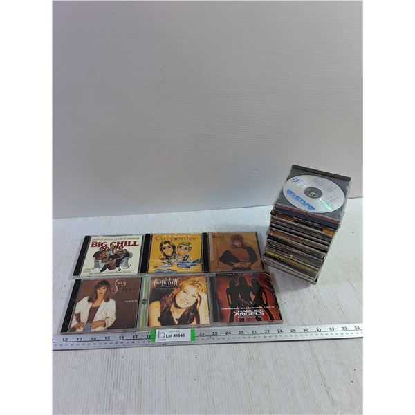 (26) Various CDs- Big Chill, If I Were A Carpenter, Reba, Faith Hill, Charlie's Angels, Suzy Bogguss