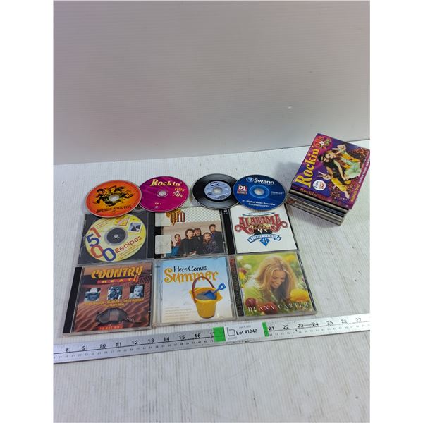 (16) Various CDs- County Heat, Here Comes Summer, Diana Carter, Rio, Alabama, Rocking 60's & 70's