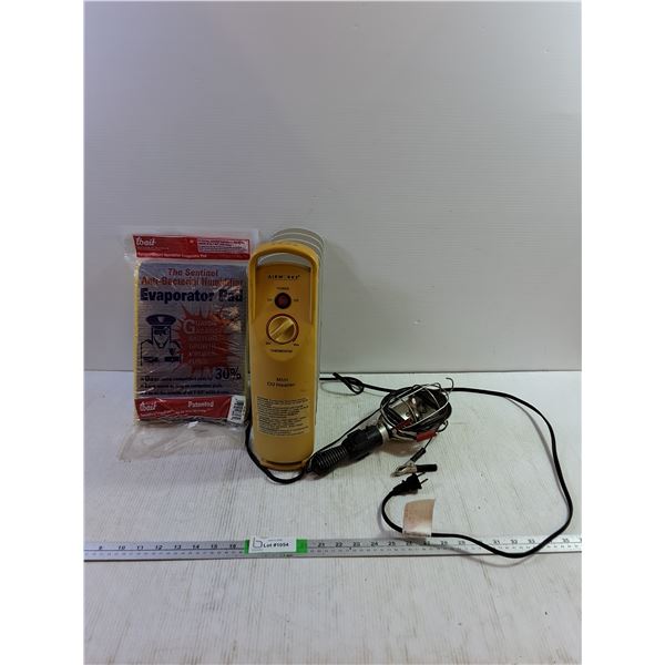 Oil Heater Powers On 15"x10", Trouble Light, Evaporator Pad