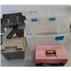 Image 1 : (3) Storage Containers And Tool Box Up To 22"x17"x15, Cannot Ship