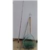 Image 1 : *(3) Fishing Rods Up To 68", (2) Fishing Nets Up To 47", Cannot Ship