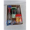 Image 9 : Assorted Plastic and Glassware Cups with Accessories As-Is