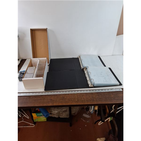 (1) Box, (1) Small Black Box, (2) Binders for Collector