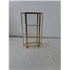 Image 1 : Small Glass and Metal Display Cabinet As-Is