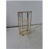 Image 3 : Small Glass and Metal Display Cabinet As-Is
