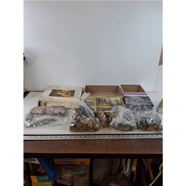 (3) Boxes, Thomas Kinkade Puzzles