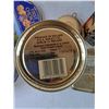 Image 8 : (4) Cookie Tins, (1) Wax Polish Tin, (1) Travel Suitcase for Makeup