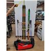 Image 2 : *(2) Sets of Skis (2) Sets of Poles, No Shipping