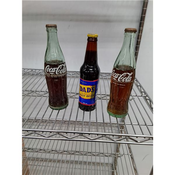 (3) Vintage Bottles As-Is