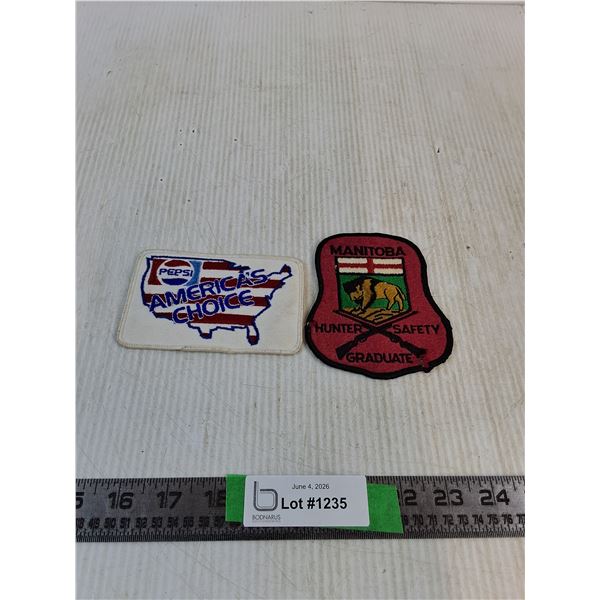Manitoba Hunter Safety Graduate Badge,Pepsi Americas Choice Badge