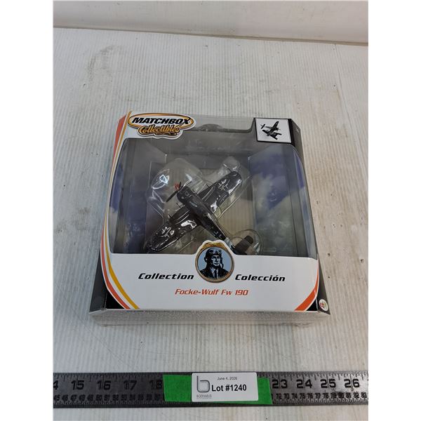 Matchbox Collectibles- Focke-Wulf Fw 190 Model (NIB, as is)