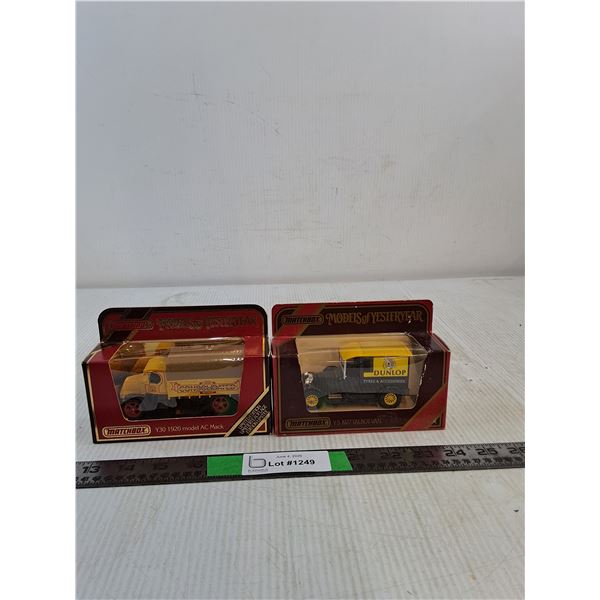 Matchbox Models Of YesterYear:Y30 1920 Model AC Mack & Y-5 1927 Talbot Van (NIB, as is)