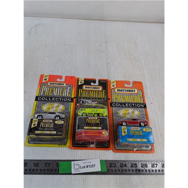 Matchbox Premiere Collection: Pontiac GTO Judge, Denver Airport Fire Truck, '68 Mustang Cobra Jet (N