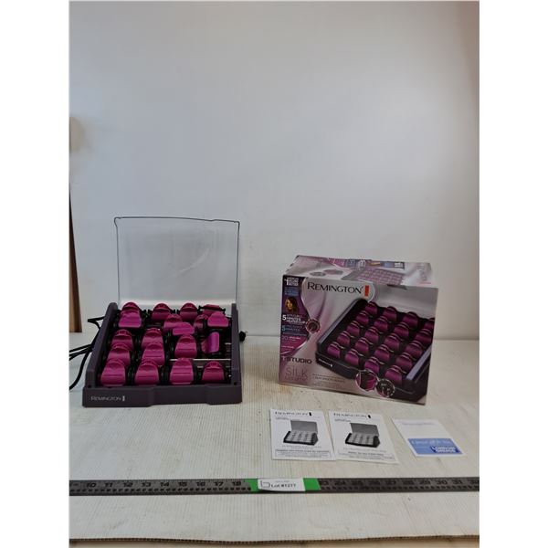 Remington Silk Ceramic Heated Clips (powers on, as is)