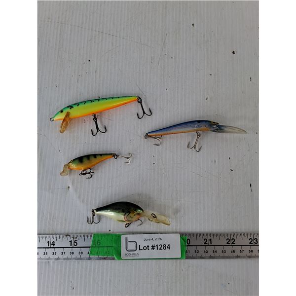 (4) Fishing Lures (as is)