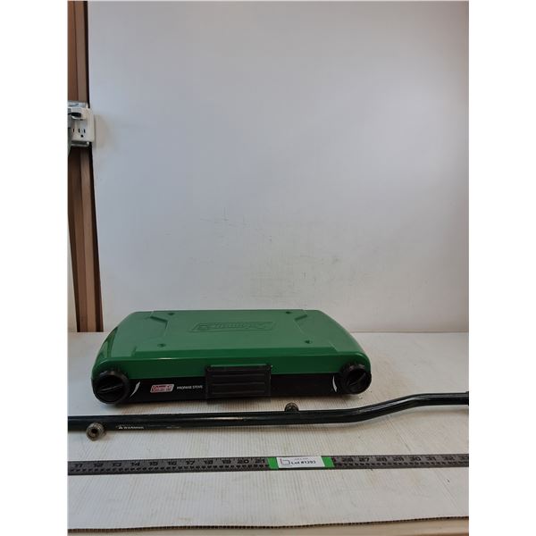 Coleman PerfectFlow 2-Burner Propane Camp Stove 21"x13"x4" ( as is, cannot ship)