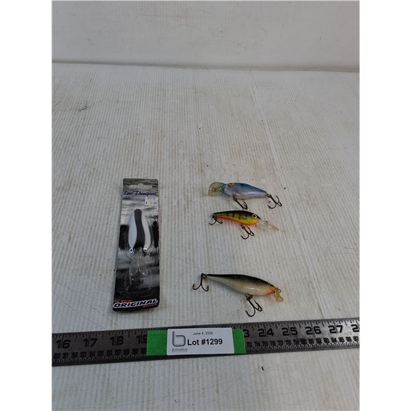 (4) Fishing Lures ( as is)