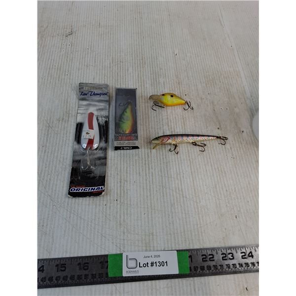 (4) Fishing Lures ( as is)