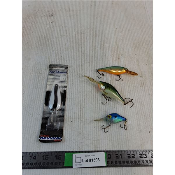 (4) Fishing Lures ( as is)