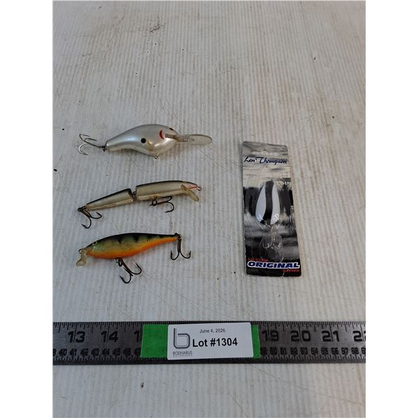 (4) Fishing Lures ( as is)