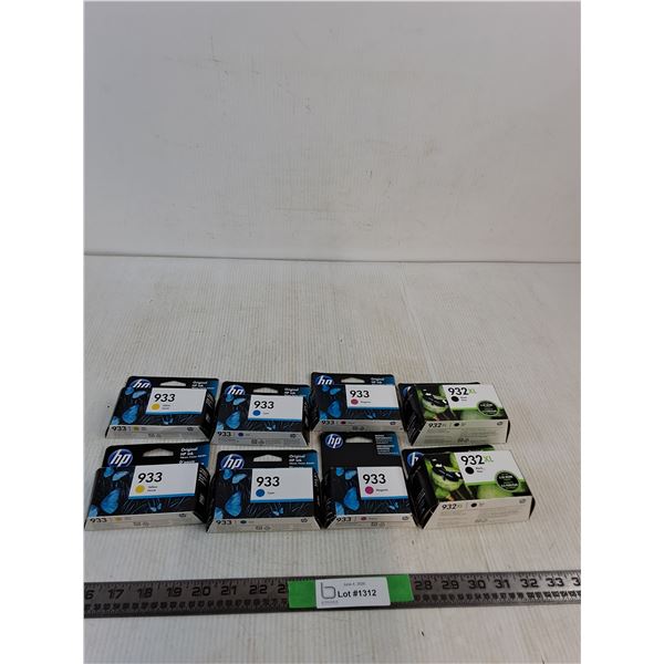 (8) Boxes HP Printer Ink- Sealed ( as is)