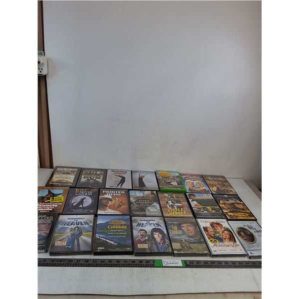 (21) DVD's- Highway to Heaven, Painted Hero, The Little Heroes, Misc