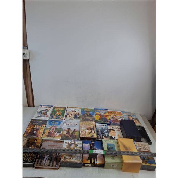 Various VHS and DVD's-Sounder, Bambi, Westerns