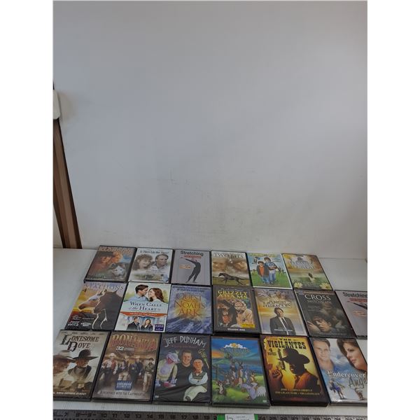 (19) DVDs- Bonanza, Watership Down, Heaven Is For Real, Misc