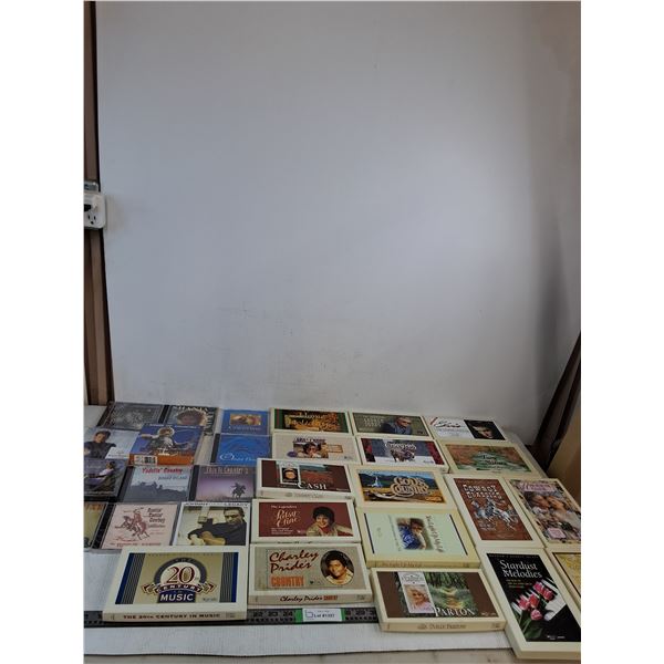 Various VHS & CDs- John Denver, Johnny Cash, Brad Johner, Misc