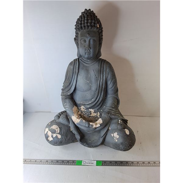 Ceramic Garden Buddha Statue 25.5"- Can't Ship