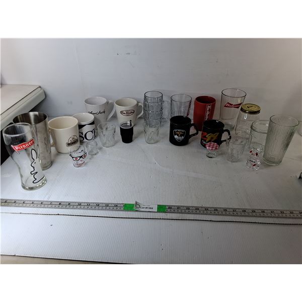 Coffeemugs & Glasses- Robin's, Pilsner, Tim Horton's
