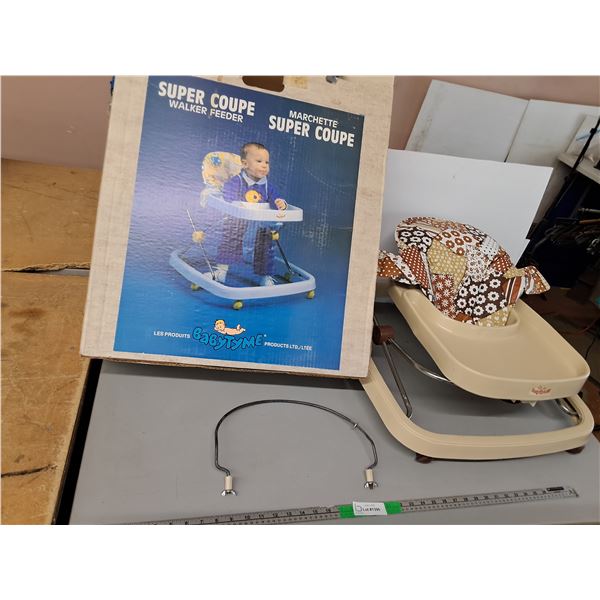 Baby Time Vintage Walker/Feeder- As Is, Can't Ship