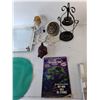 Image 2 : Ceramic Birdhouse, Tealight Lantern, Lamp- Powers On, Misc.