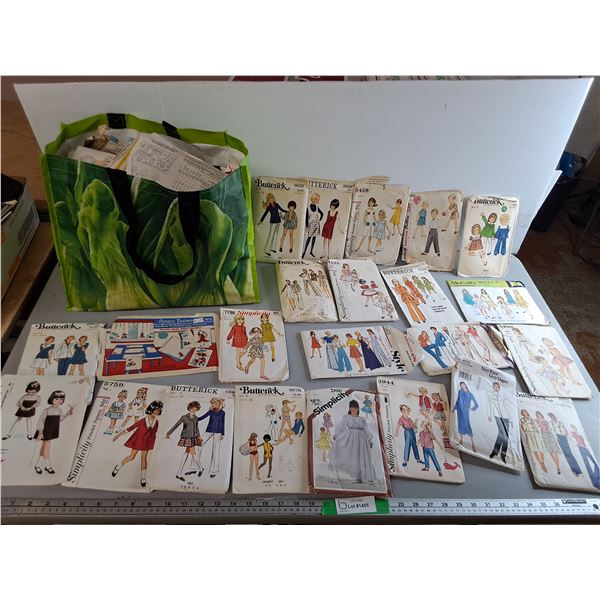 Bag of Sewing Patterns