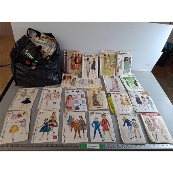 Bag of Sewing Patterns