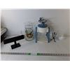 Image 1 : Glass Pitcher, Bracelet Holder, Ice Shaver, Misc.