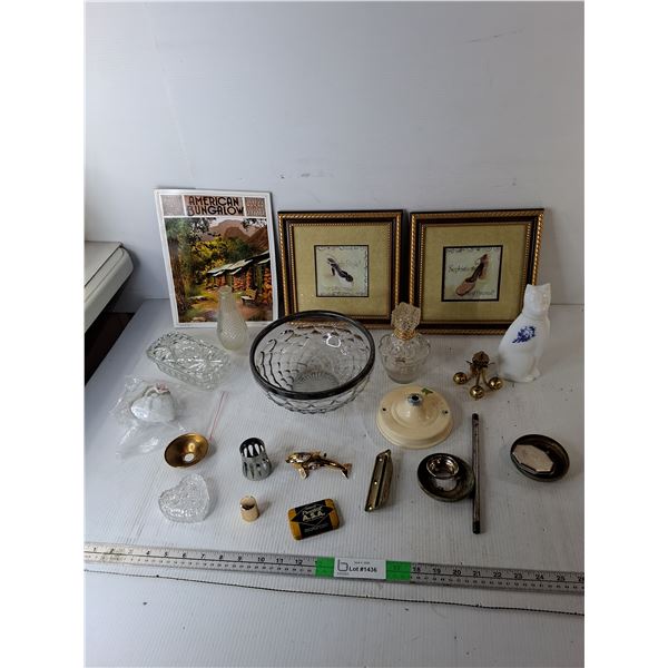 American Bungalow Magazine, Glass Butter & Trinket Dishes, Misc.